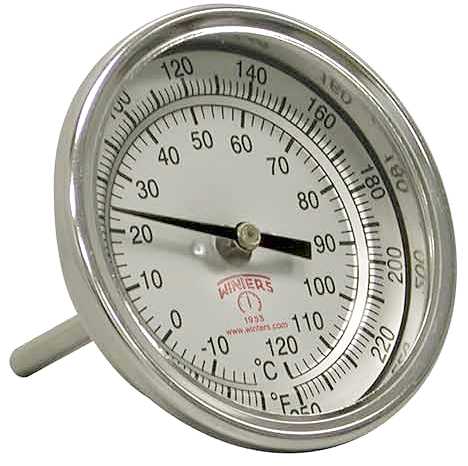 Winters Instruments Food and Beverage Bi-Metal Thermometer, TNR